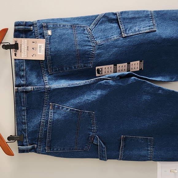 Berne Jeans New Mens Berne Heritage Relaxed Fit Carpenter Jeans Sz